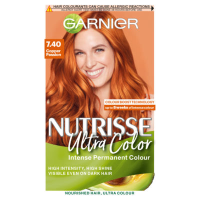 Nutrisse Ultra Color Vegan Dye, 7.40 Copper Passion: Vibrant, fiery hue, no ammonia. thumbnail 2