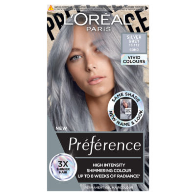 Preference Vivids 10.112 Silver Grey: Long-lasting, high-intensity permanent hair colour. thumbnail 2