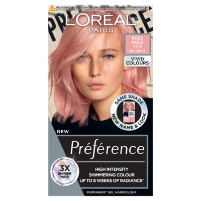 Preference Vivids 9.213 Rose Gold: Long-lasting, high-intensity permanent hair colour. thumbnail 2