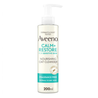 Aveeno Face Calm+Restore Nourishing Oat Face Wash Cleanser