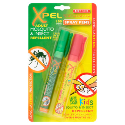 Adult Mosquito & Insect Repellent Spray Pens 2 x 10ml