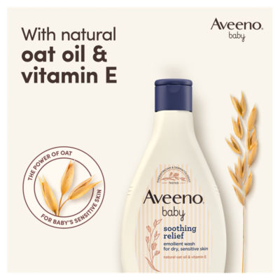 Soothing Relief Emollient Wash, For Dry and Sensitive Skin, Vitamin E & Oat Oil, 250ml thumbnail 4