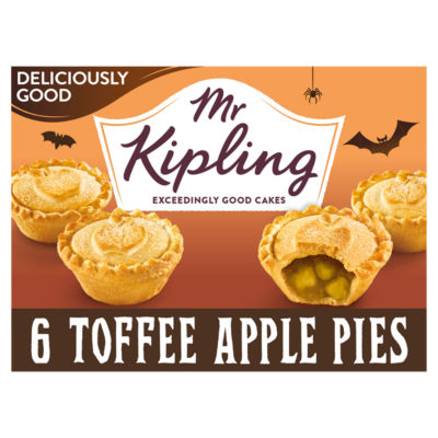 Toffee Apple Halloween Pies 6 Pack