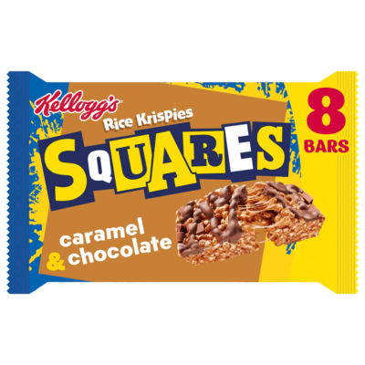 Rice Krispies Squares Caramel & Chocolate Snack Bars 8x36g thumbnail 2