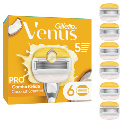 Gillette  Pro ComfortGlide Coconut Scented Women’s Blades with Olay Moisturiser thumbnail 2