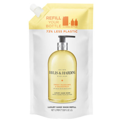 Signature Sweet Mandarin & Grapefruit Hand Wash 1 Litre Refill thumbnail 2