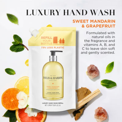 Signature Sweet Mandarin & Grapefruit Hand Wash 1 Litre Refill thumbnail 4