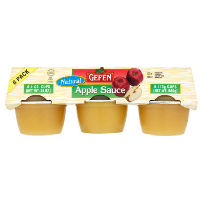Natural Apple Sauce 6 x 113g (680g) thumbnail 2