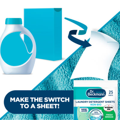 Magic Leaves Laundry Detergent Sheets NON-BIO 25 Sheets Spring Fresh thumbnail 4