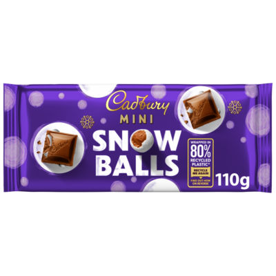 Dairy Milk Mini Snow Balls Chocolate Bar 110 g