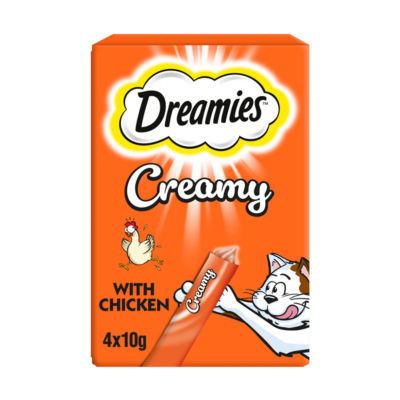 Creamy Snack Cat & Kitten Treat with Chicken 4 x 10g thumbnail 2