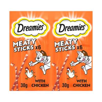 Dreamies Meaty Sticks with Chicken Cat Treats