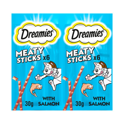 Meaty Sticks Adult Cat Treats with Scrumptious Salmon 30g thumbnail 2
