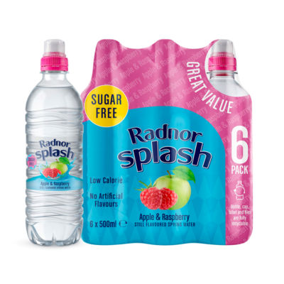 Apple & Raspberry Still Flavoured Spring Water 6 x 500ml thumbnail 2