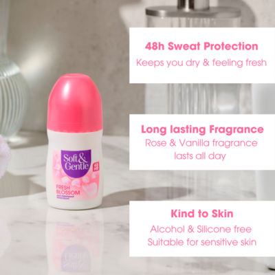 Fresh Blossom Wild Rose & Vanilla Anti-Perspirant Deodorant 50ml thumbnail 3