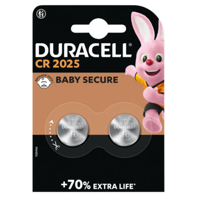 Specialty 2025 Lithium Coin Battery 3V, pack of 2 (DL2025/CR2025)
