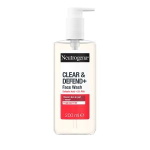 Neutrogena Clear and Defend+ Face Wash with Salicylic Acid + 2% PHA