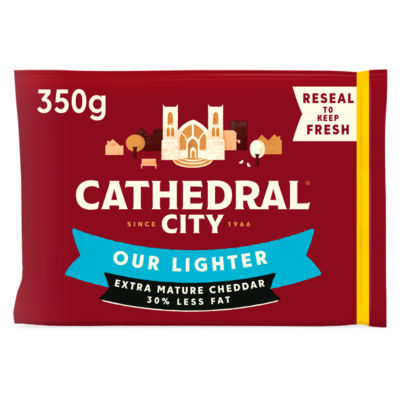 Lighter Extra Mature Cheddar Cheese 350g thumbnail 2
