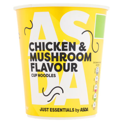 Just Essentials Chicken & Mushroom Flavour Cup Noodles 70g thumbnail 2
