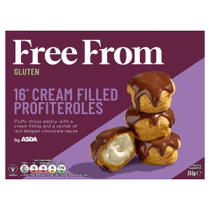 ASDA Free From 16 Cream Filled Profiteroles