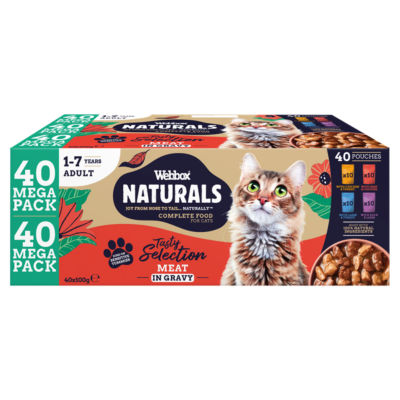 Naturals Tasty Selection Meat in Gravy Adult 1-7 Years 40 x 100g thumbnail 2