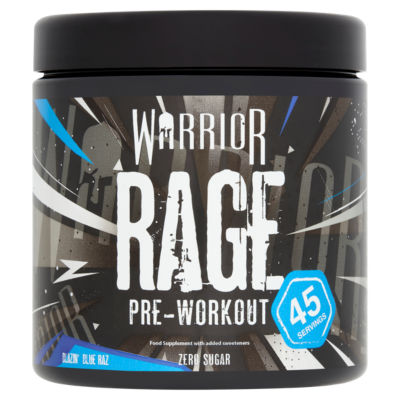Rage Pre-Workout Blazin Blue Raz 392g thumbnail 2
