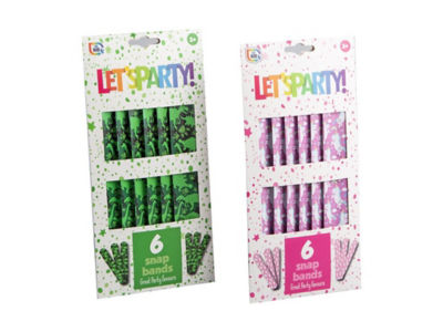 Snap Bands Packs - Colour May Vary