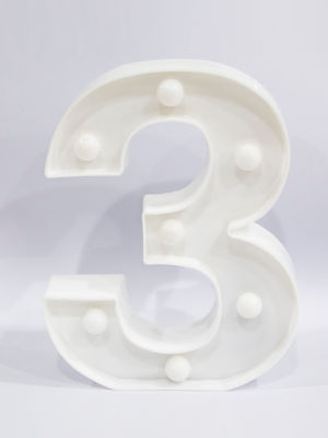 Number Light 3