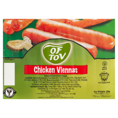 Chicken Viennas 250g