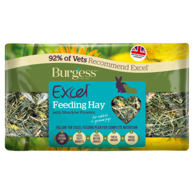 Excel Feeding Hay with Meadow Flowers 500g thumbnail 2