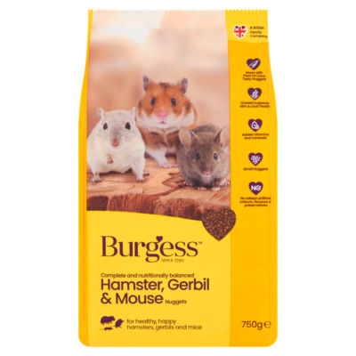 Hamster, Gerbil & Mouse Nuggets 750g