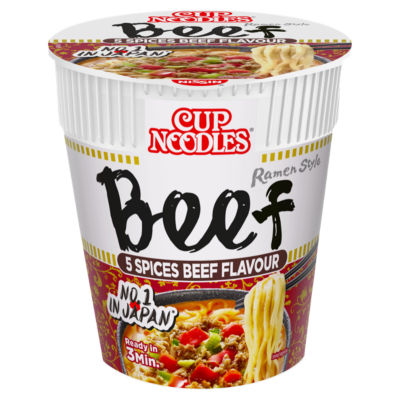 Cup Noodles 5 Spices Beef Flavour Instant Ramen Style Pot 64g thumbnail 2