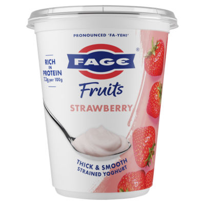 Fruits Strawberry Thick & Smooth Strained Yoghurt 380g thumbnail 2