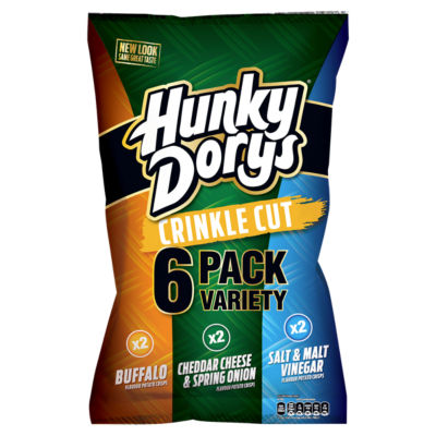 Crinkle Cut Pack Variety 6 x 25g