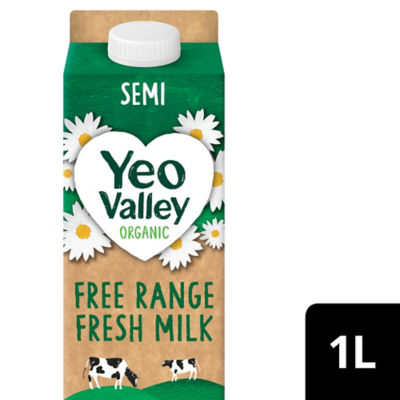 Yeo Valley Organic Fresh Semi Skimmed Milk