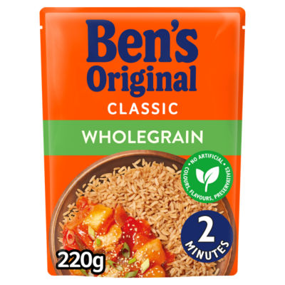 Wholegrain Microwave Rice 220g thumbnail 2