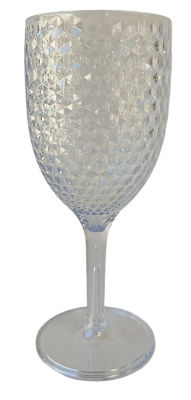Plastic Clear Wine Glass