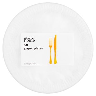 White Value Paper Plates 30PK
