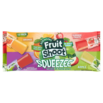 Fruit Shoot Squeezee Freeze at Home Pops 12 x 45ml (540ml)