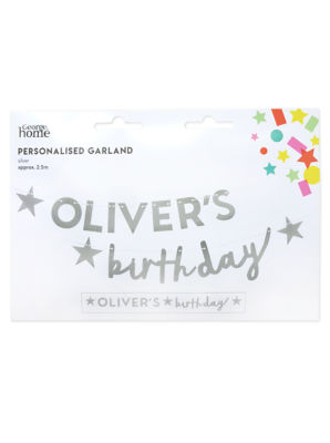 Silver Personalised Garland