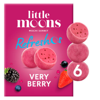Refreshos Vegan Very Berry Mochi Sorbet Frozen Snack 6 x 32g thumbnail 2