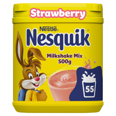 Strawberry Flavoured Milkshake Powder Tub 500g thumbnail 2