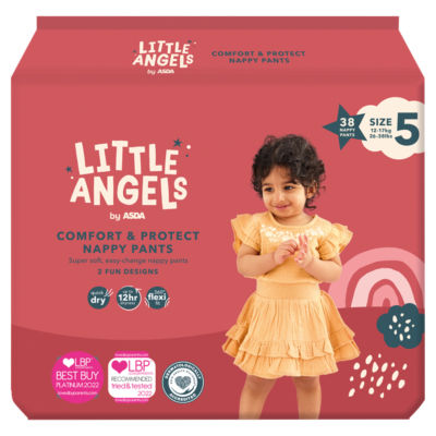 Little Angels Comfort & Protect Size 5 12-17kg 38 Nappy Pants thumbnail 2