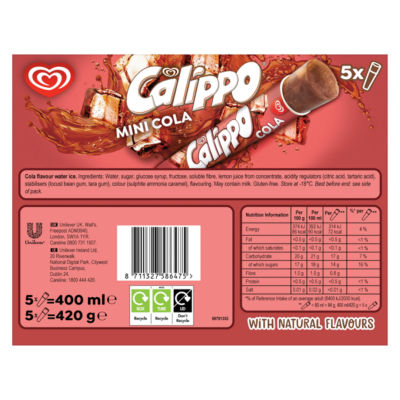 Mini Cola Ice Lollies 5 x 80ml thumbnail 3