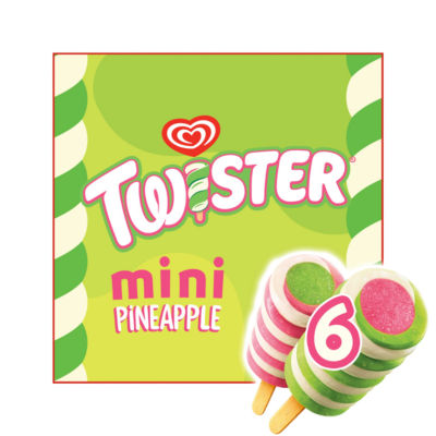 Mini Pineapple Ice Cream Lollies 6x 50 ml thumbnail 2