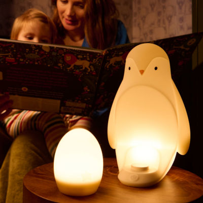2-in-1 Portable Penguin Nursery Night Light, USB-Powered thumbnail 4