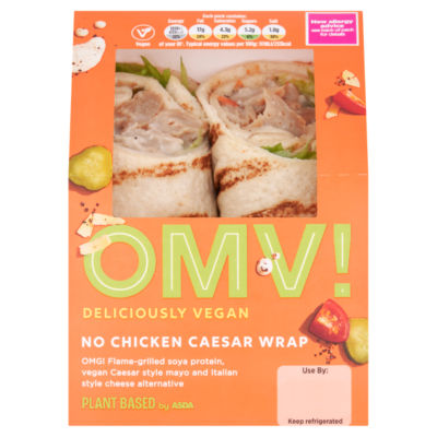 Plant Based by  OMV! No Chicken Caesar Wrap thumbnail 2