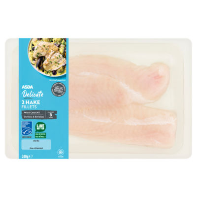 Delicate 2 Hake Fillets 240g thumbnail 2