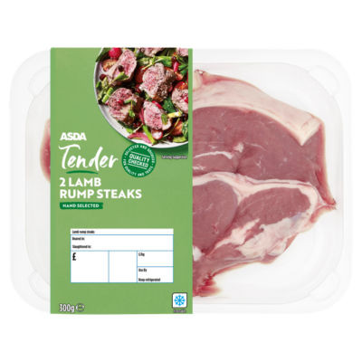 2 Tender Lamb Rump Steaks 300g thumbnail 2