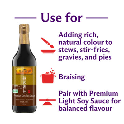 Premium Dark Soy Sauce 500ml thumbnail 3
